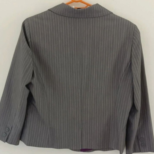 La Redoute Collections jacket like new, grey with white stripe