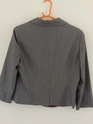 La Redoute Collections jacket like new, grey with white stripe