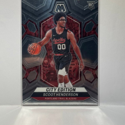 Panini Mosaic Scoot Henderson 2023-24 City Edition rookie card new