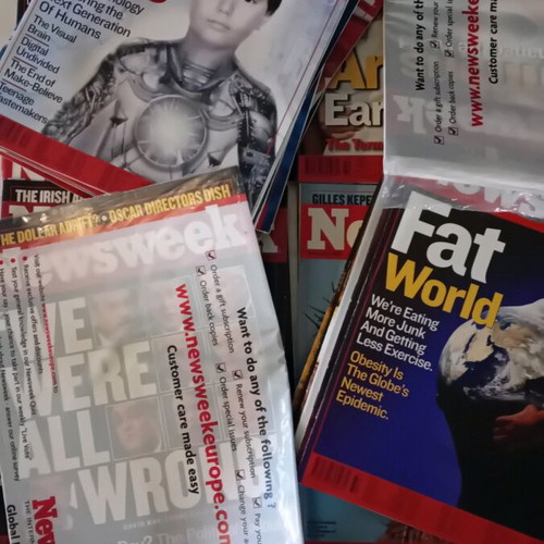 Newsweek collection 35 issues like new (2003-2004) with historic covers