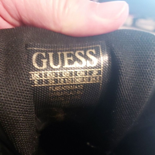 Guess ankle boots size 39 used, black and white