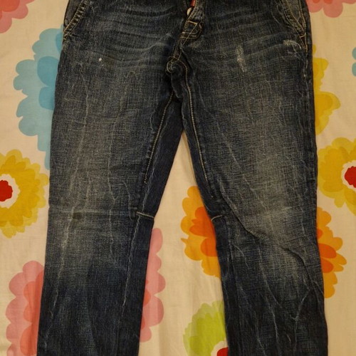 Dsquared2 women's jeans, dark blue denim, made in Italy