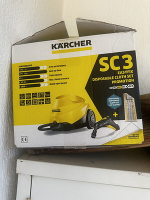Karcher SC3 EasyFix steam cleaner like new