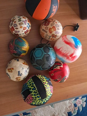 Balls used, pack of 9 pieces