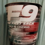Fast and Furious 9 popcorn bucket new, collectible