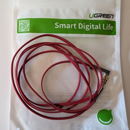 Jack to Jack Ugreen Flat Cable 1.5 m New
