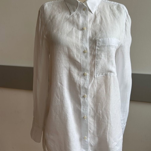 Marc O'Polo pure linen white shirt like new, sizes 36-40