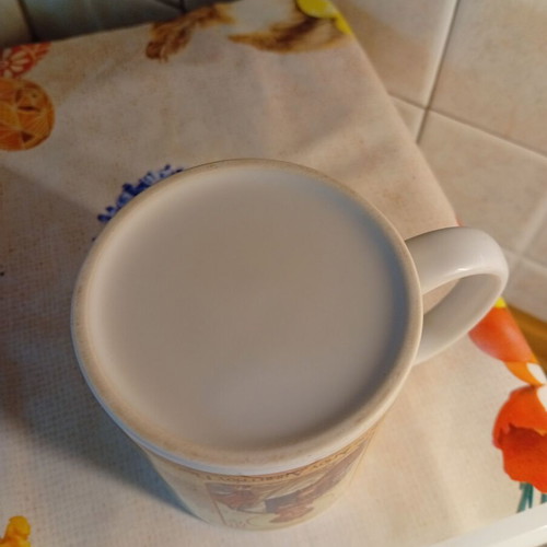 Cup new with images, height 9cm