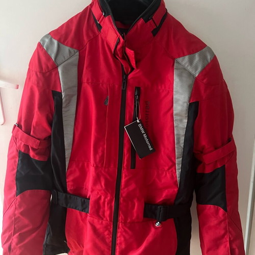 BMW Motorrad Tourance 2 Motorcycle Jacket Red Men Sz- M new