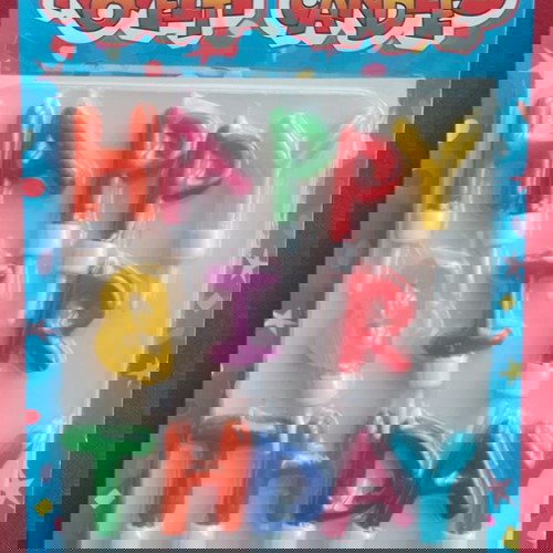 Happy Birthday birthday candles new in packaging