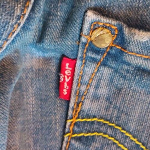 Vintage Levi's women's jeans used, blue denim, size 28
