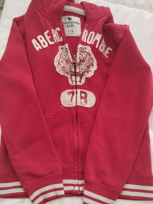 Πουλόβερ Abercrombie μεταχειρισμένο για αγόρι, κόκκινο, 7-8 ετών