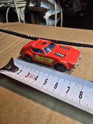 Matchbox Superfast No. 64 Fire Chief car used, vintage Lesney 1976