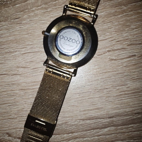 Oozoo women's watch used, gold color, 40mm