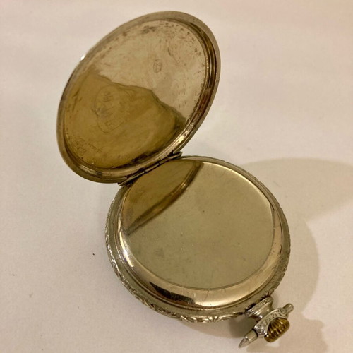 Swiss pocket watch used, wind-up, antique