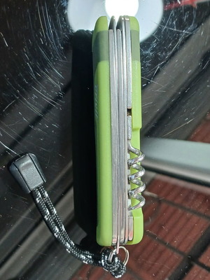 Crivit multitool pocket knife used with five functions