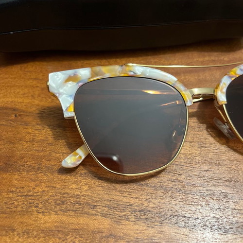 Gentle Monster oversized sunglasses used, mirrored lenses