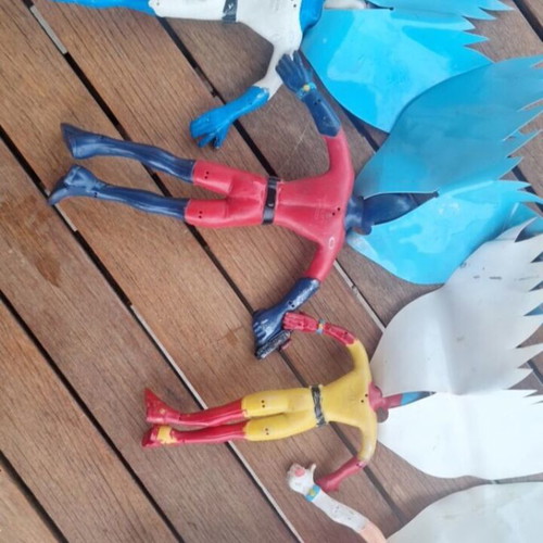 G-Force Vintage Figures Set of 4 with Authentic Capes, Brabo 1979