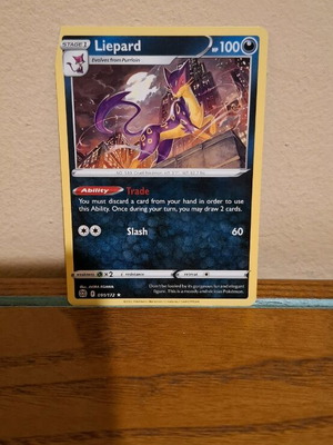 Pokemon Error Card Liepard like new