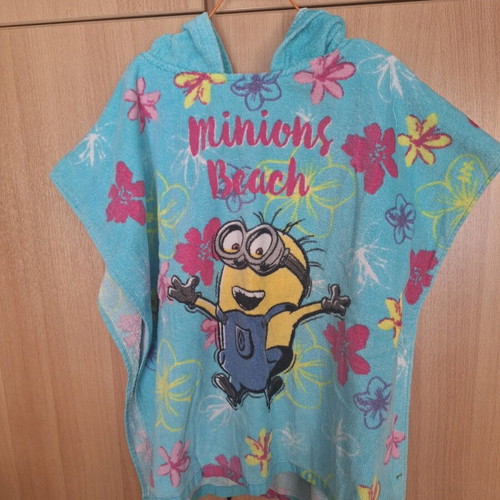 Minion Kids' Poncho Towel Age 2-5 Unisex Like New