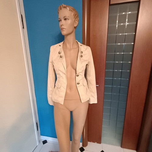 More More women's spring jacket used, size S, beige