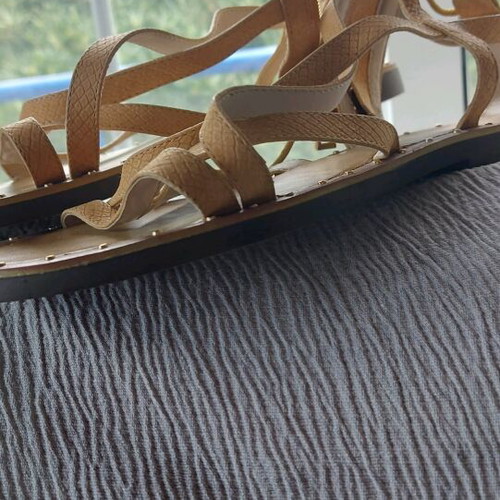 Migato Gladiator Sandals Size 37 Like New Beige