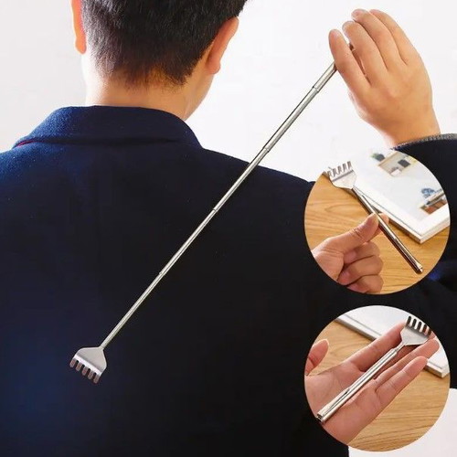 Telescopic metal back scratcher new