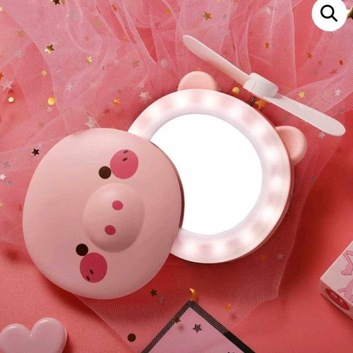 LED makeup mirror with fan new