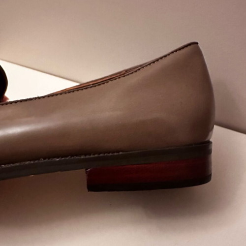 Lauren Ralph Lauren Brindy Spazzolato Tassel Loafers new, size 39.5, patent leather