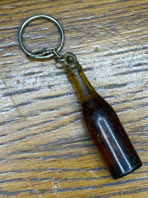 Miniature Bottle Keychain used