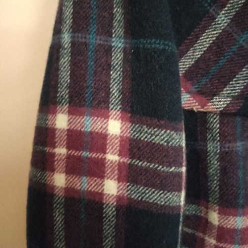 Wool plaid vintage blazer Etam weekend used, size S