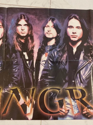 Angra - Sanvoisen Poster insert from Metal Invader magazine In Good condition Price 13 Euros