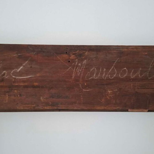 Wood mirror frame used, walnut, 19th century, large 163x126cm