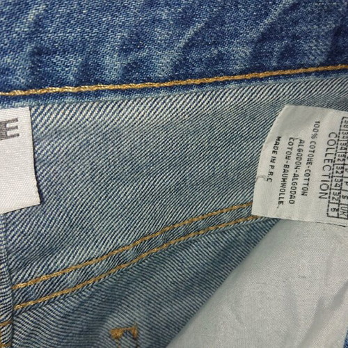 Jeans pants used with rips, size XS, blue