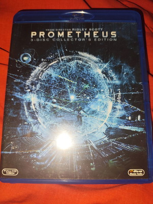 Prometheus Blu-Ray 2D/3D like new with Greek subtitles, 3 discs