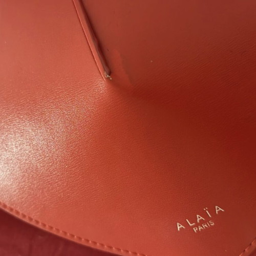 Alaia heart bag used, crossbody, red