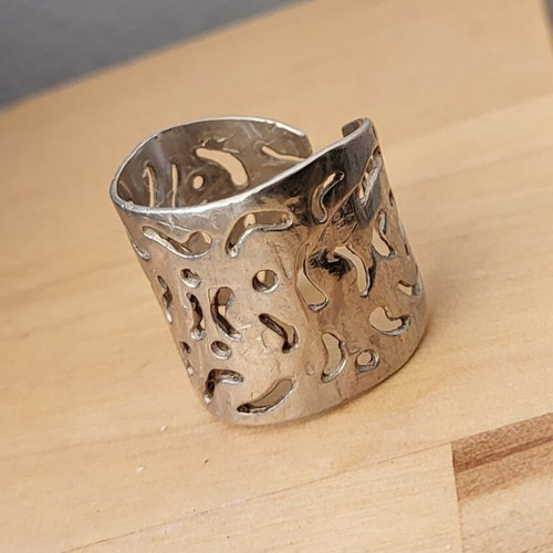 Silver 925 ring vintage adjustable, like new