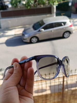 Rayban unisex sunglasses used, multicolor with minor scratches