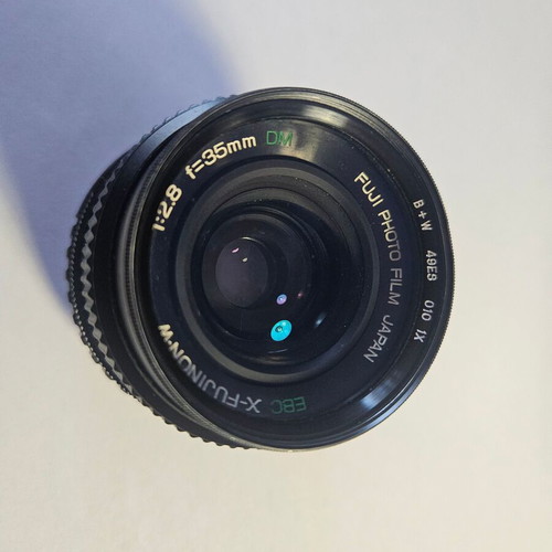 Fujica EBC Fujinon-W 35mm f/2.8 lens like new with adapter and UV filter