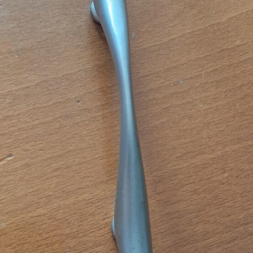 Kitchen handles used, heavy, silver color, without screws