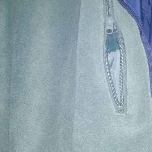 Columbia jacket unisex size L like new, blue, fleece lining