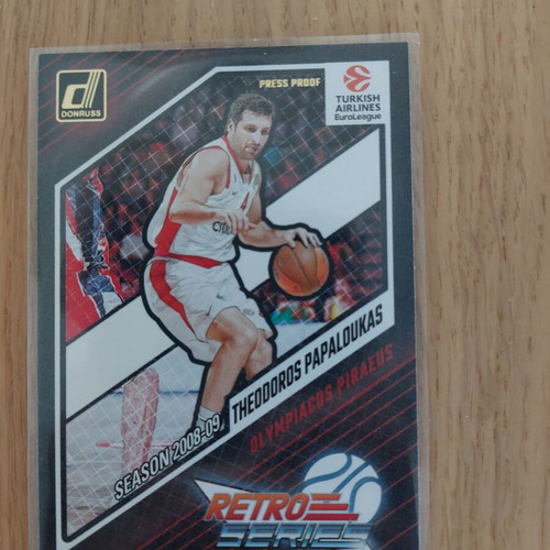 Panini Donruss Euroleague 2023-2024 Retro Series Press Proof card like new