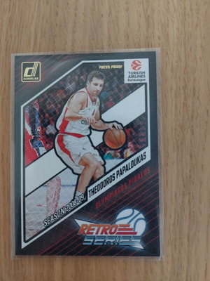 Panini Donruss Euroleague 2023-2024 Retro Series Press Proof card like new