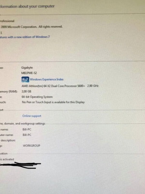 Desktop computer used