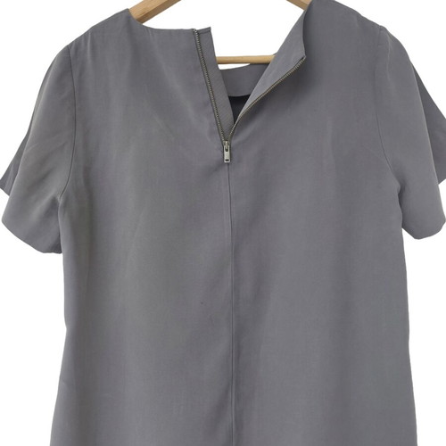 COS mini grey dress size Large viscose like new