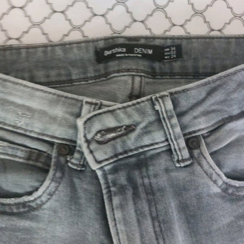 Bershka slim gray jeans like new, size XS