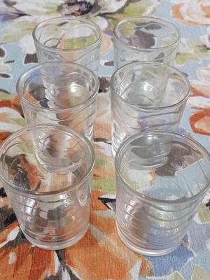 Set of 6 small rakia glasses
