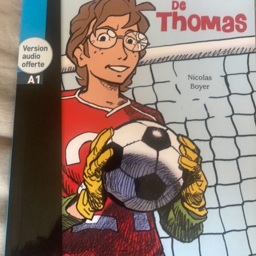 Le Match de Thomas του Nicolas Boyer, γαλλικό βιβλίο ανάγνωσης επιπέδου A1