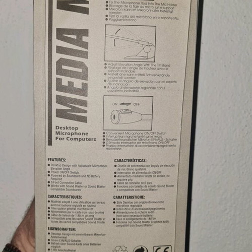 QuickShot Media Mic Qs-5838 computer microphone new