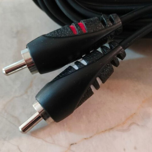 High Performance OFC RCA to 3.5mm Jack Audio Interconnect 3m new